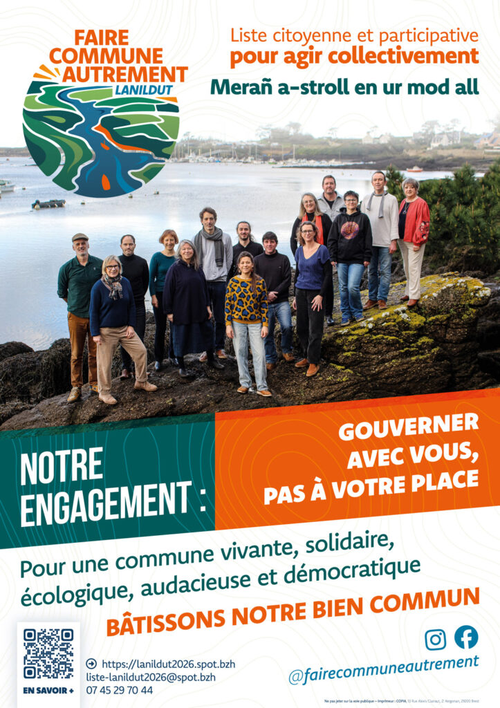 Faire commune autrement, la liste citoyenne et participative de Lanildut