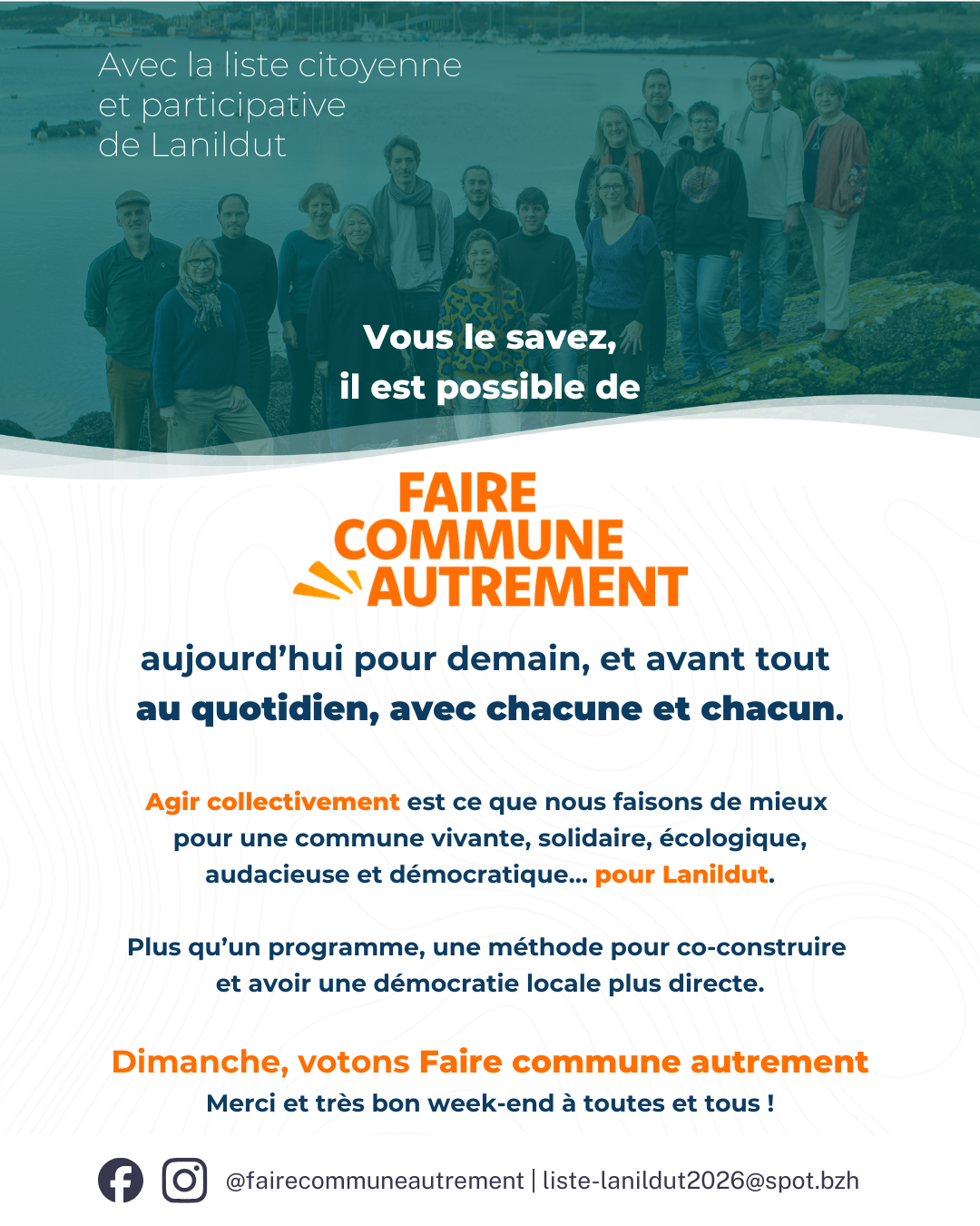 Quelques mots avant d’aller aux urnes…