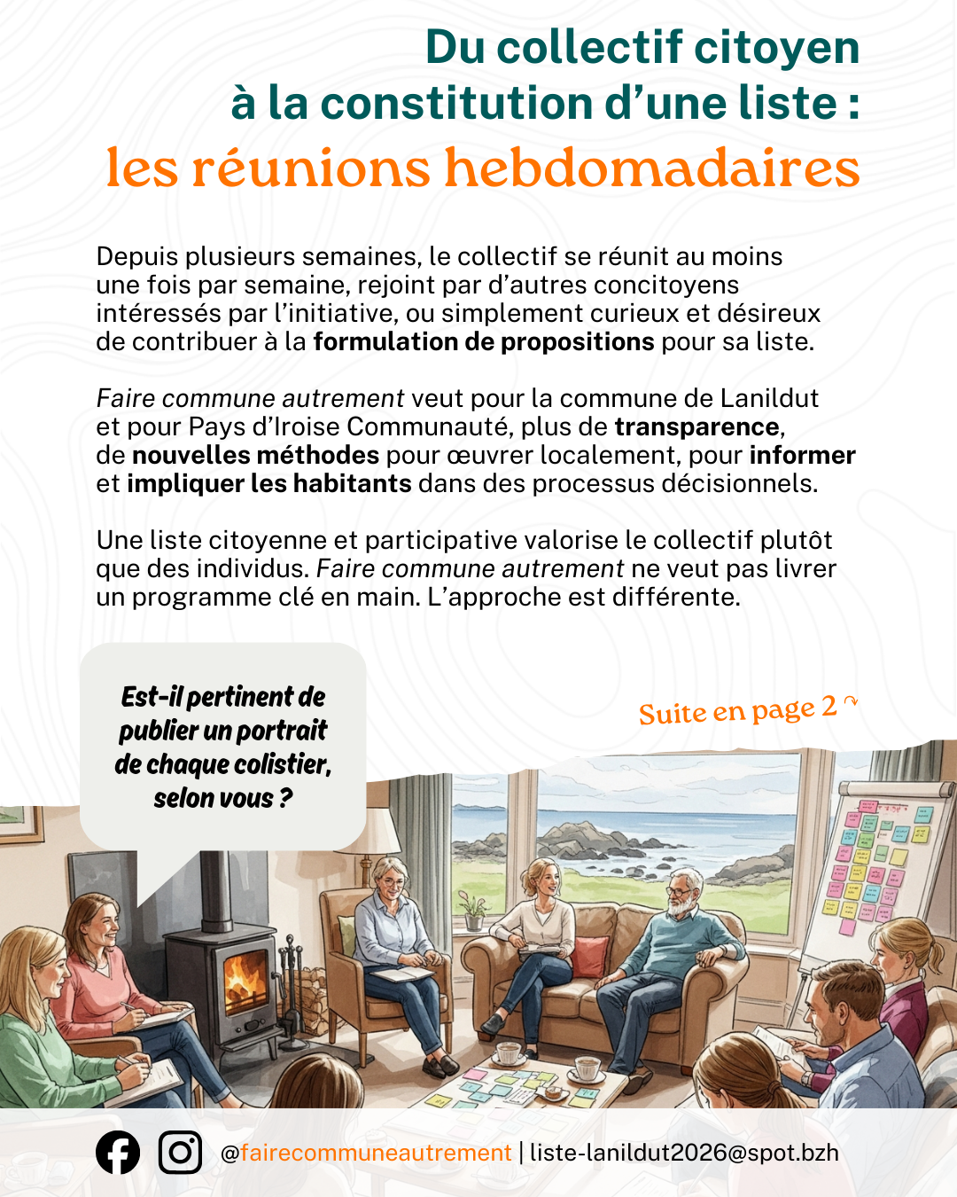 Du collectif citoyen à la constitution d’une liste