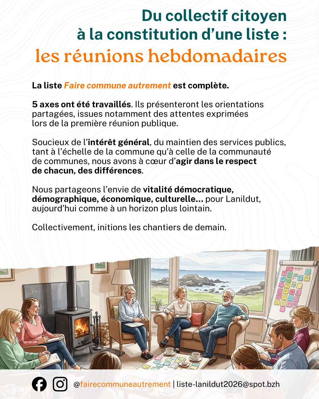 Du collectif citoyen à la constitution d’une liste