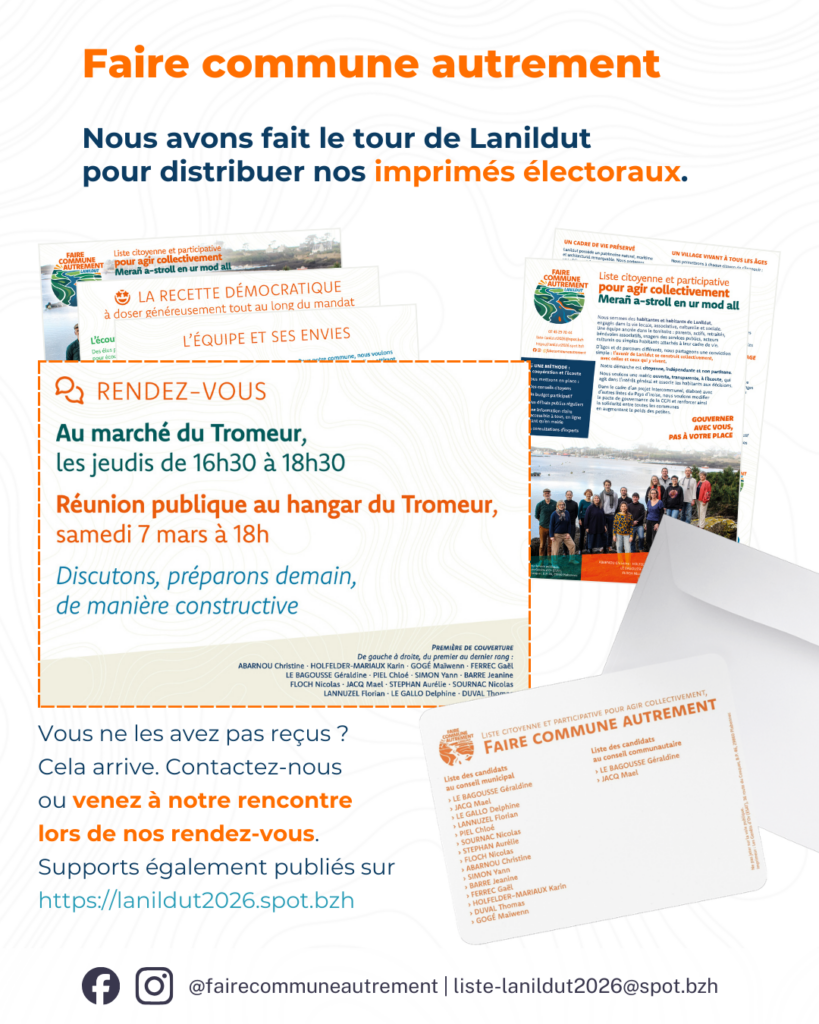 Distribution des imprimés électoraux