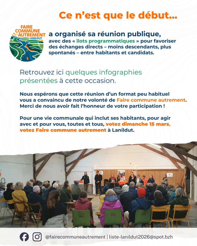 Retour sur la réunion publique du 7 mars 2026