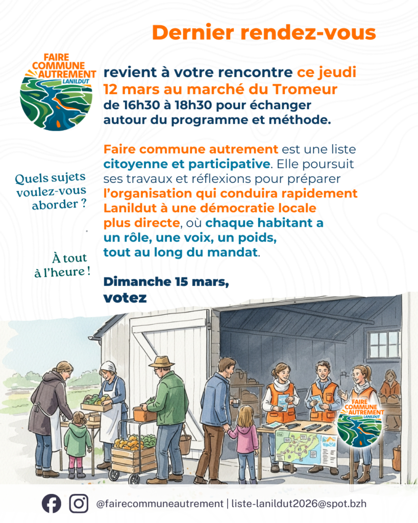 Dernier rendez-vous au marché du Tromeur