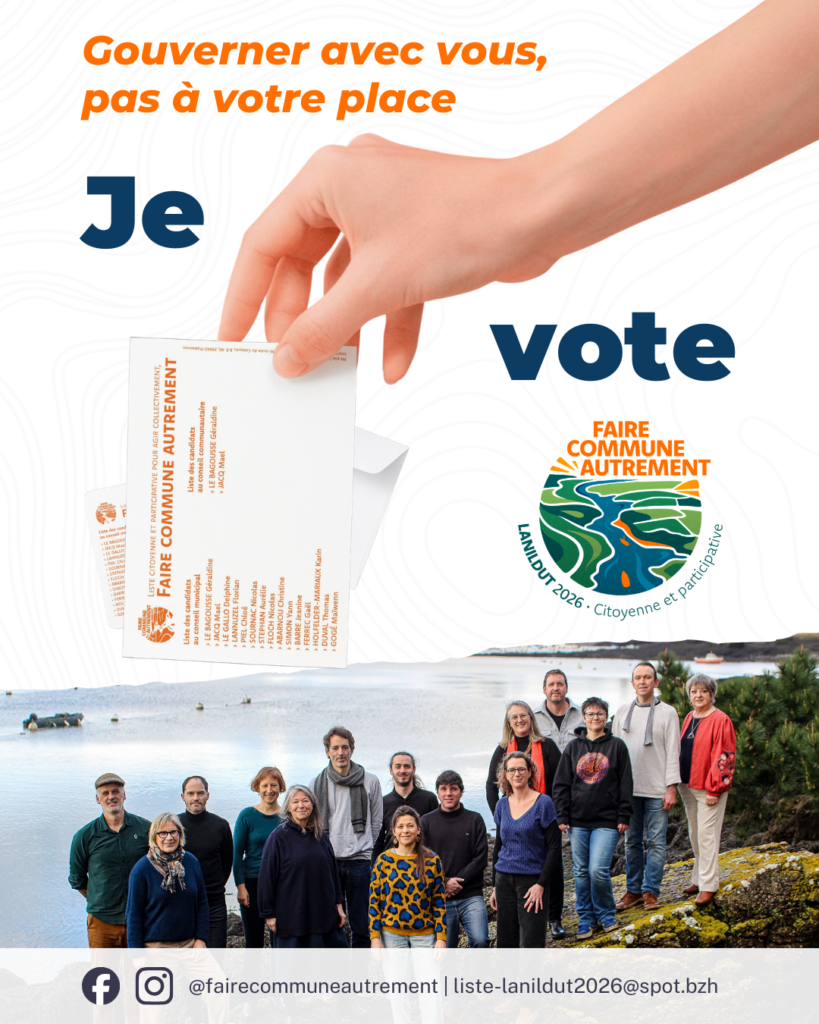 Je vote Faire commune autrement à Lanildut