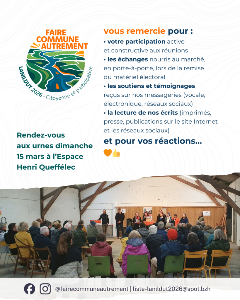 Faire commune autrement vous remercie
