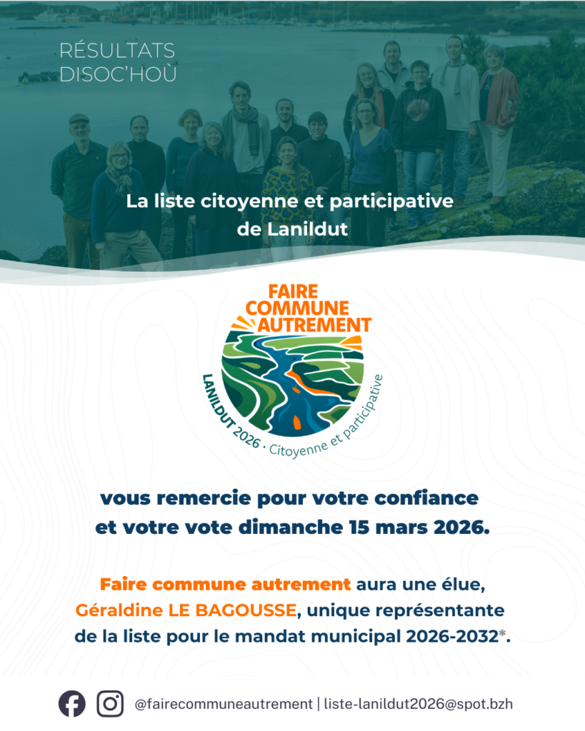 Résultats des élections municipales 2026 à Lanildut